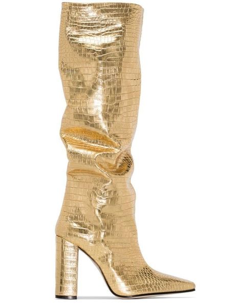 

boots 14 colors western style autumn winter knee-high thick heel rider straight women snake pattern pointed stone, Black