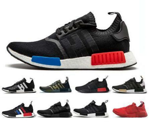 

new nmd runner r1 primeknit triple black white bee nmds designer running shoes for men women oreo nmds runner sports sneakers eur 36-45