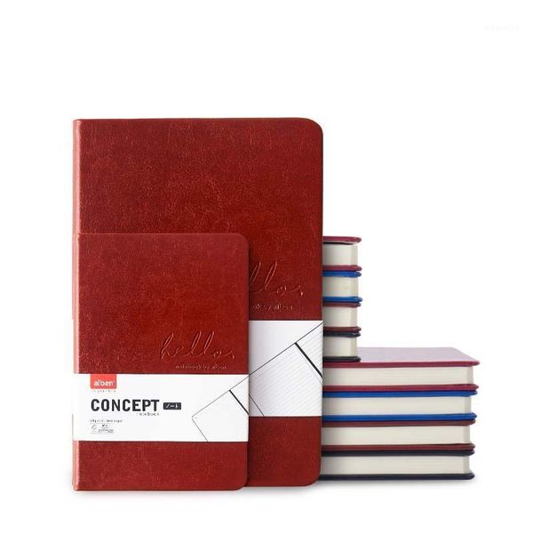 

simple business office stationery notebook thickened diary students small fresh journal1, Purple;pink
