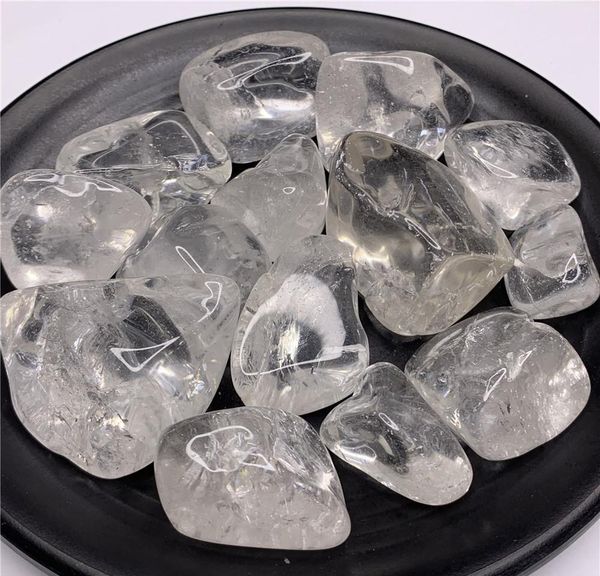 

15--30 mm natural clear crystal stone crystal tumbled stone irregular small size wmtsxt mywjqq