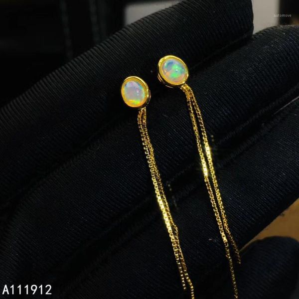 

kjjeaxcmy fine jewelry natural opal 925 sterling silver women earrings long paragraph support test classic1