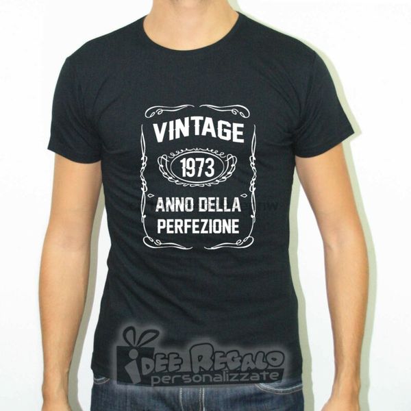 

t-shirt slim fit maglia nato anno 1973 vintage perfezione compleanno regalo ts(1) sport hooded sweatshirt hoodie