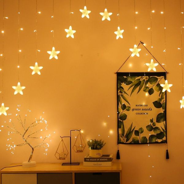 

colorful snowflake led string lights 2020 christmas decor for home curtain lights fairy lights xmas navidad decor new year decor bbydsl