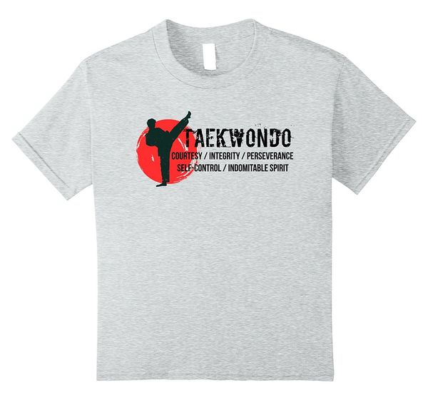 

2019 100% cotton 5 tenets of tae kwon do t-shirt summer tee shirt summer tee shirt sport hooded sweatshirt hoodie