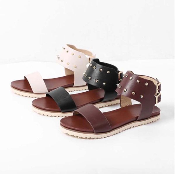 

мода зима женщина сандалия лето квартира sexy реальная кожа платформа rsandals квартира обуви дама сандалии бич причинной обувь p42, Black