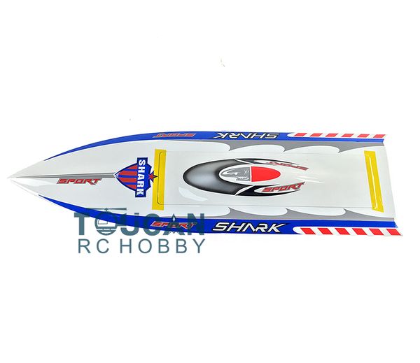 

h750 kit shark fiber glass electric racing speed rc boat hull only advanced player white th02640