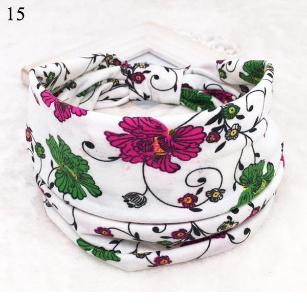 

boho wide cotton bandanas stretch print headband turban sports yoga knotted striped women men fashion hairband qylygt