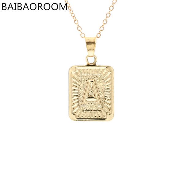 

12pcs fashion jewelry brand english alphabet pendant necklace for women gift q1107, Silver