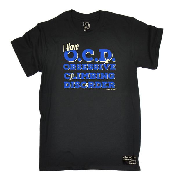 

ocd obsessive climbinger disorder rock funny birthday gift present him hipster fashion tricolor sport hooded sweatshirt hoodie t shirt