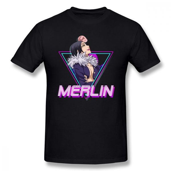 

seven deadly sins merlin aesthetic dropshipping swag plus size crewneck custom short sleeve funny sport hooded sweatshirt hoodie t shirt