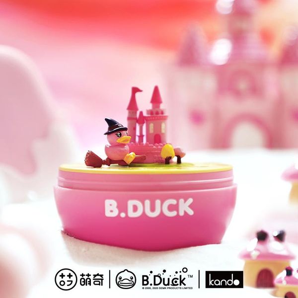 

blind box genuine b.duck dream journey rotating little yellow duck music blind box capsule toy hand office aberdeen decoration trendy play