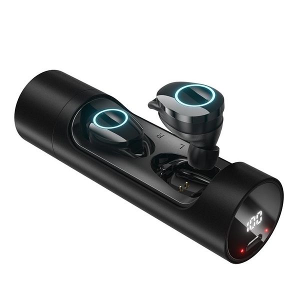 

multi-function wireless bluetooth headset tws headset with large capacity charging warehouse