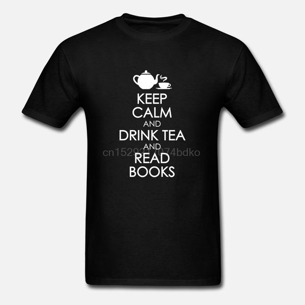 

printed men cotton short sleeve new style drink tea keep calm hoodie designers t shirts sweatshirt