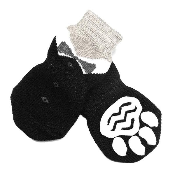 

anti-slip knit socks for pets with traction soles pet shoes boots for indoor wear slip on paw protectors for small med jlllqo