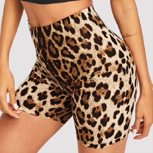 

women pants high waist summer snakeskin print leggings sports casual cycling short pants femme sweatpants fitness, White;black