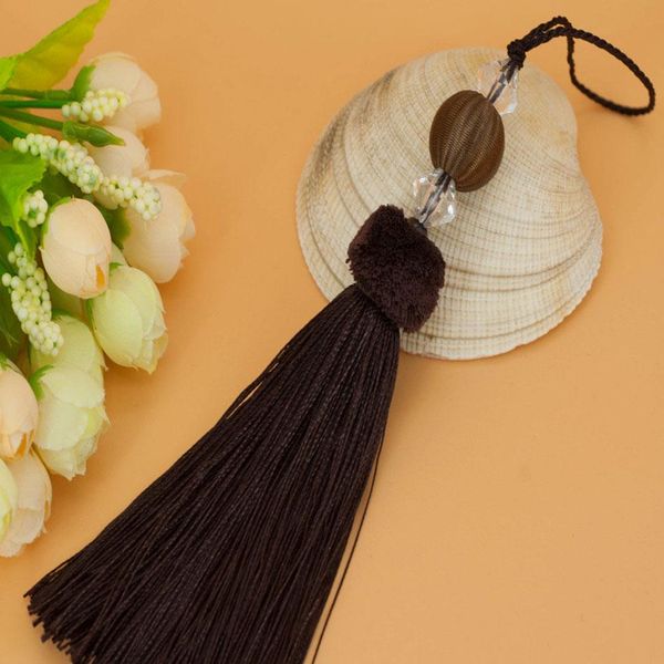 

wholesale 6pcs lot 12cm tassel with hanging rope silk sewing tassels trim decorative key tassel for curtains home decoration h bbyhpe