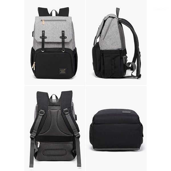 

waterproof oxford handbag nursing nappy bags diaper bag 2020 diaper bag mummy daddy backpack baby stroller1
