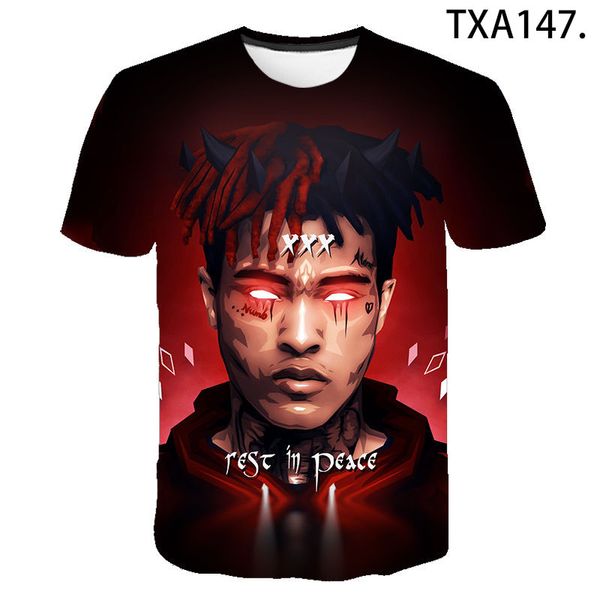 

summer siger xxxtentacion 3d boy girl printed cool 3d print shirts oversized oversized humor men clothing