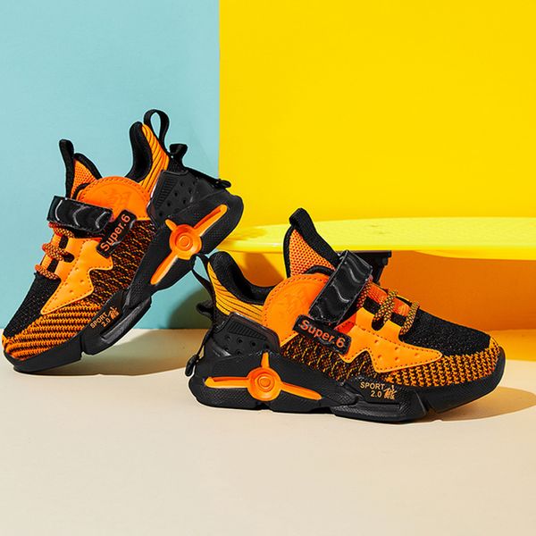

2020 autumn sneakers kids sports for boys fashion casual children boy sport running child shoes chaussure enfant, Black