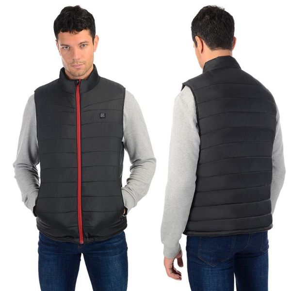 

outdoor t-shirts [drop] 2021 soft usb heated vest, Gray;blue
