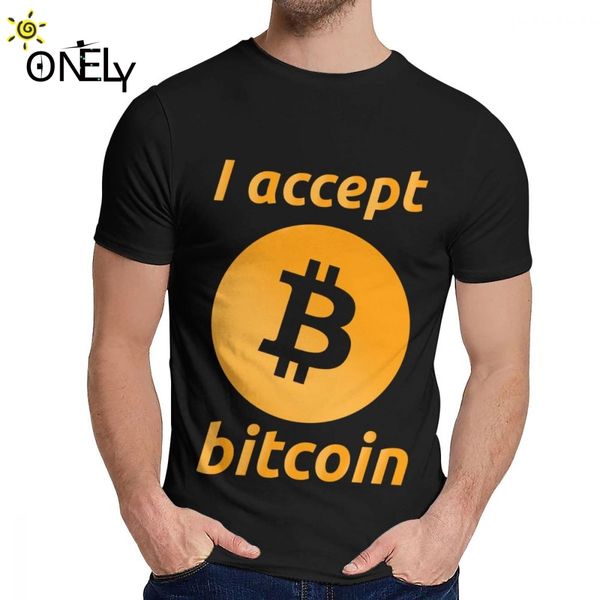 

спорт унисекс футболка принимаю bitcoin великая популярные o-образным вырезом хип-хоп с коротким рукавом