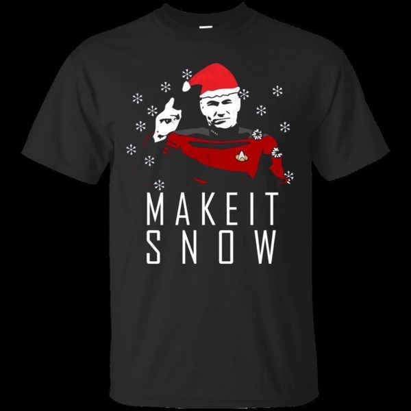 

star christmas shirt, make it snow xmas festive super fashion summer funny print create your own sweatshirt hoodie t shirt