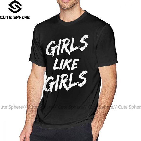 

лесбийская футболка девушки like girls t-shirt повседневная мужчины tee shirt big смешной печати 100 percent с коротким рукавом футболки спо
