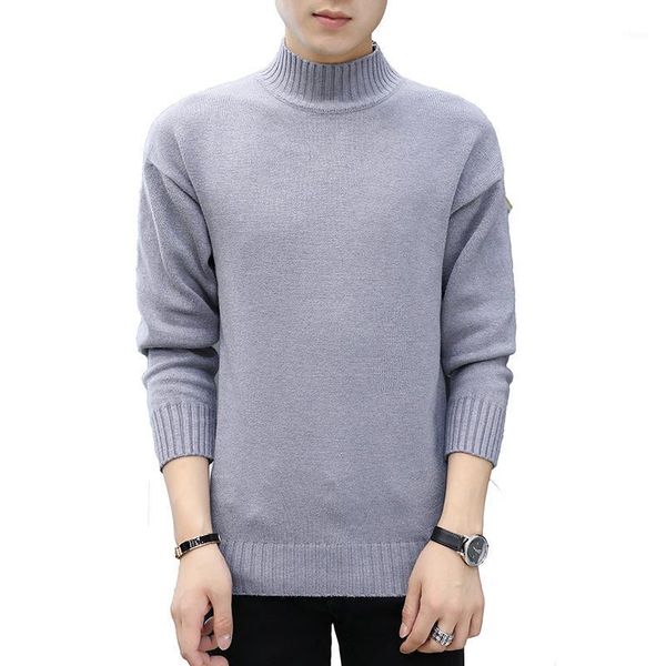 

winter thick warm cashmere sweater men turtleneck mens sweaters slim fit pullover men classic wool knitwear pull homme1, White;black