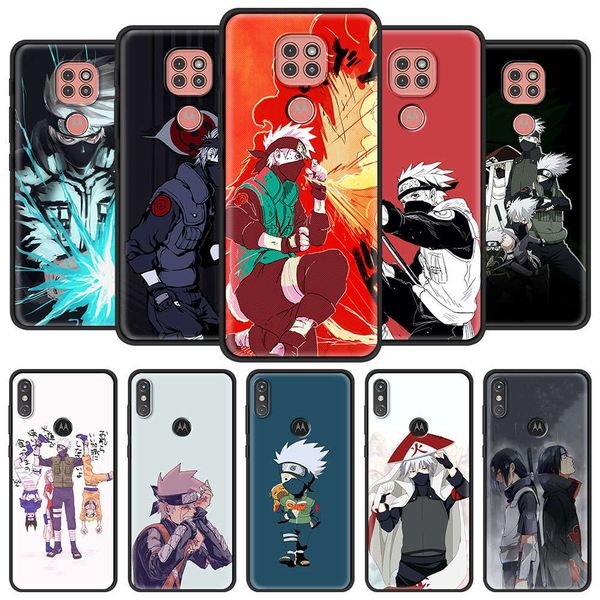 

the mobile phone box plays a g hyper e7 edge lite black cover with g8 for motorola moto g9, assisted by naruto kakashi