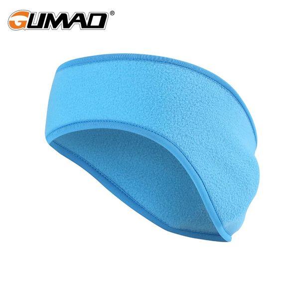 

warm fleece sweatband running sport fit yoga elastic headband gym cycling tennis soft hair bandage ear cover headscarf men girl bbyiyd, Black
