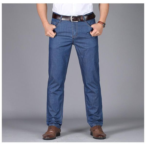 

2020 мешковатые джинсы мужские джинсовые хип-хоп мода среднего маленького большого размера 29-42 бренд джинсы, Blue