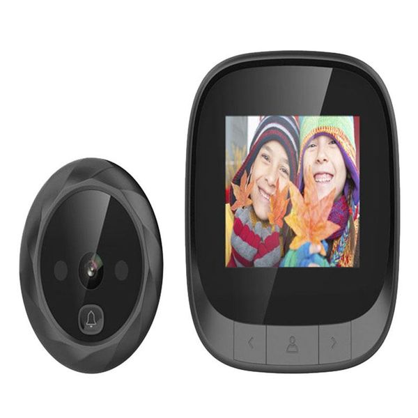 

hd smart cat eye home electronic doorbell 2.4-inch visual monitoring, anti-theft, p taking, video moving detection
