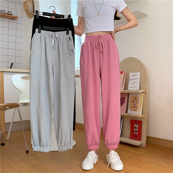 

2020 autumn new korean high waisted slim versatile sports straight pants bodypants leggings women's wear