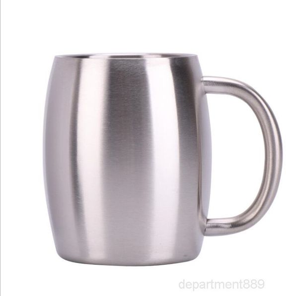 

tumbler handle stainless steel mugs with lid double walled insulated cup coffee beer tea mug water bottle fast sea shipping owb2533