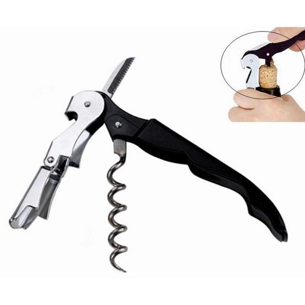 

metal multi-function double-hinged corkscrews waiters bottle wine cap opener qqpyr