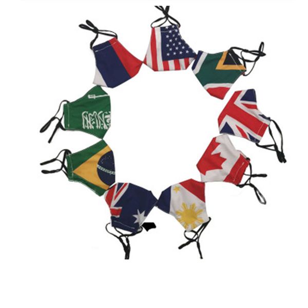 

2020 new arrival adults face masks national and maryland state flag print cotton reusable and washable mouth mask