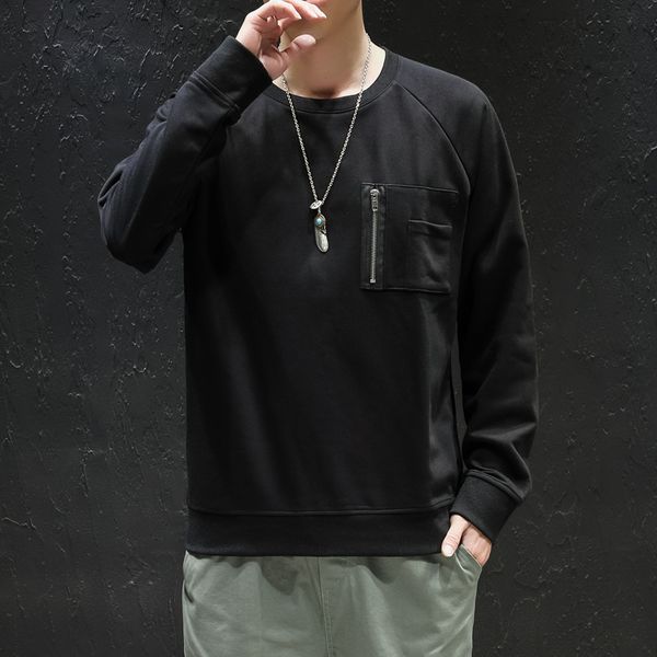 

2021 new graffiti ink front pockets print sweatshirts hoodies streetwear hip hop harajuku casual pullover hoodie mens male nntw, Black