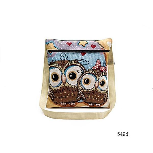 

yile 2 молния жаккардовые тканевые ткани совы крест тела маленький мессенджер сумка 550 yile 2 zipper скидка от h jllrqf