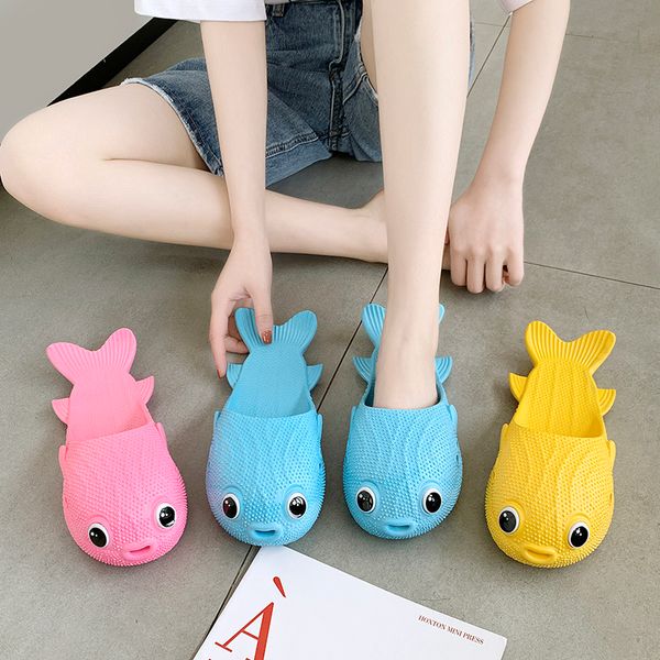 

baotou slippers cute girl 2020 summer new home bathroom antiskid bath slipper student cartoon sandal fashion x1020, Black