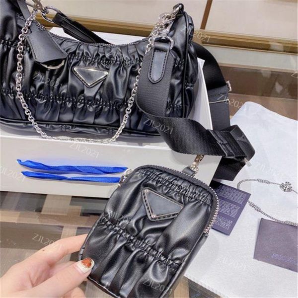 

cross body fold handbags919 chain one shoulder armpit bag hobo women luxurys designers bags 2020 axillary package triad
