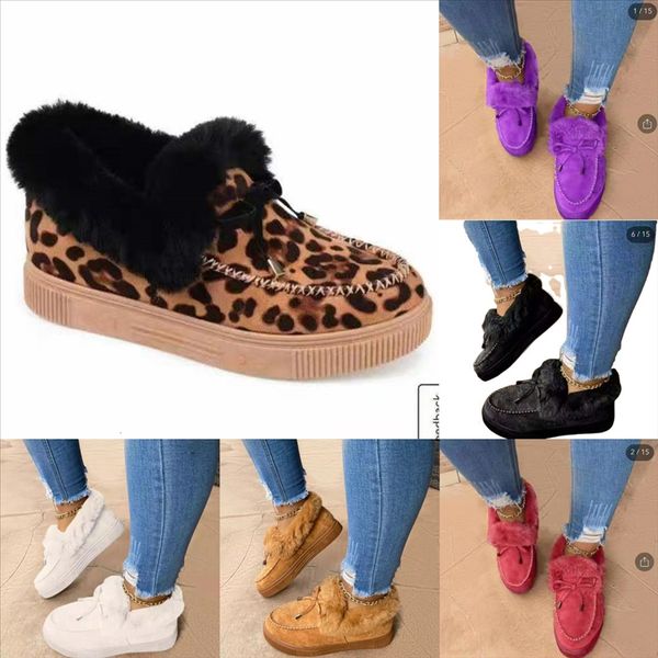 

rk6tz fsnmv snow boots women winter cotton mop shoes non-brand men slipper plus velvet fur warm indoor keep sandals home designer yarn, Black
