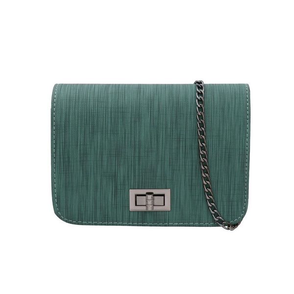 

pu fashion new women bags pure color chain women's shoulder bags all-match lock messenger bag mini square bag