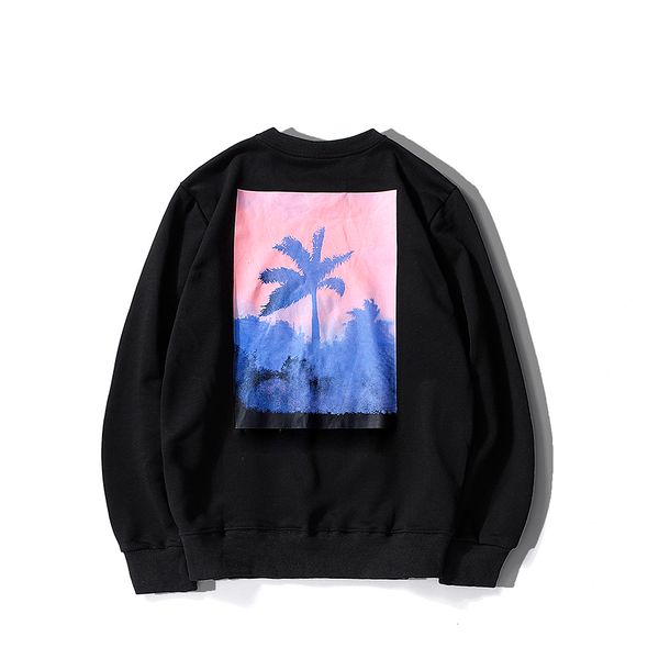 

2020fw мужчины модные толстовки casual pure color tree letter pattern для печати мужские streetwear ins tiktok пуловер кофты мужская одежда