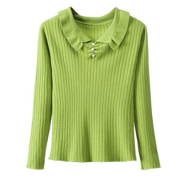 

new women's ruffled collar sweaters sweet korean autumn winter pullover women sweater jumper truien dames, White;black