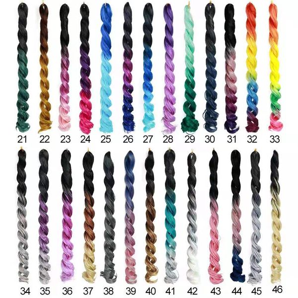 

big braid low temperature silk fluffy and soft braid, Black;brown