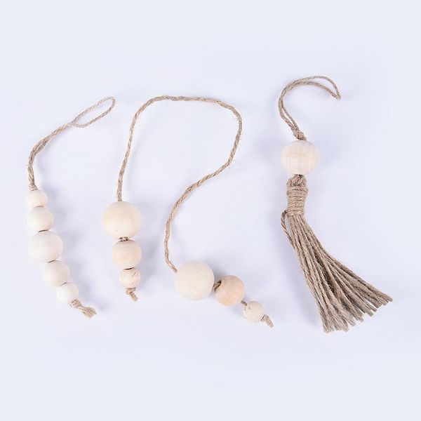 

wooden bead napkin rings holder weddings party home table dinner decor1