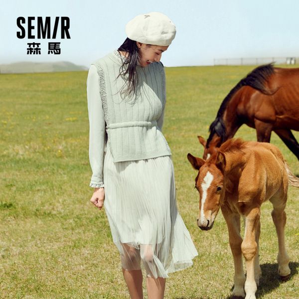 

semir spring two piece tracksuit women clothes set female 2020 casual outfits suit korean sports cotton tracksuits