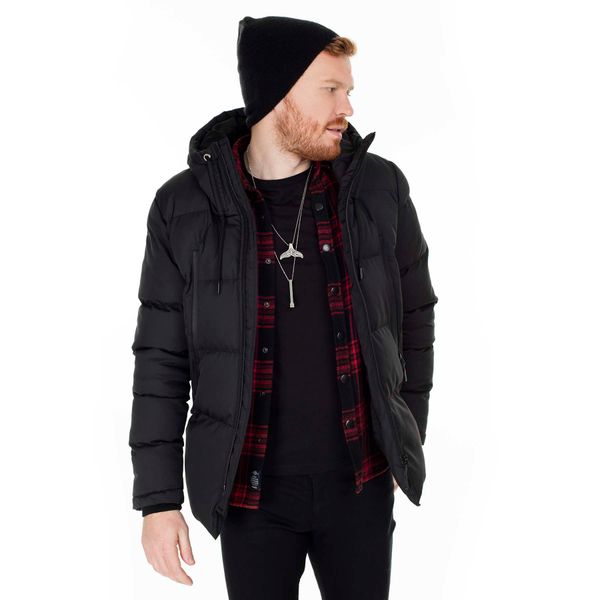 

buratti slim fit hooded coats male coat 5717101, Black