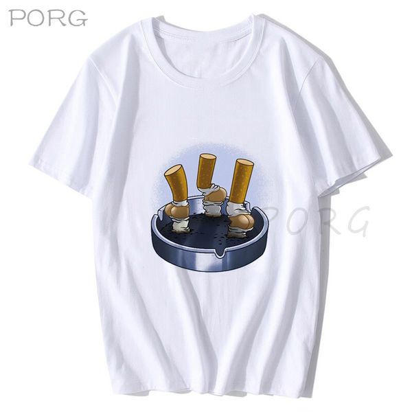 

cigarette butts punk gothic oversized punk custom tshirt o neck short sleeve sport hooded sweatshirt hoodie men t shirt