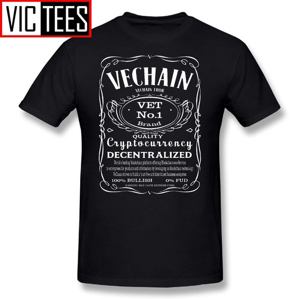 

sport men's vechain thor vet cryptocurrency man's t shirts summer 100% cotton t-shirt tees plus size